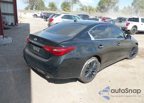 2021 Infiniti Q50 Luxe Awd z USA, uszkodzony, nr VIN JN1EV7BR9MM755855